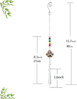 2pcs Pet Dog Cat Paw Print Sun Catcher Pet Memorial Gifts Crystals Prisms Dog Pet Sympathy Hanging Window Garden Decor Wind Chime Rainbow Maker Suncatcher Loss of Dog Gift (Mini Paw)