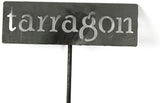 Classic Metal Garden Markers 19 Inches Tall (tarragon, Raw, Unfinished Steel (will rust with time))