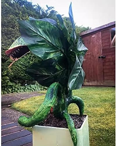 Hestar Piranha Flower Replica Movie Prop Yard Resin Ornaments Little Shop of Horrors Halloween Decoration Outdoor Decoration