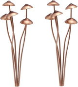Metal Mushroom Garden Stakes Outdoor Decor Iron Mushroom Statues, Garden Decor Metal Mushrooms, Flower Pot Decoration, DIY Ornament for Patio, Lawn, Yard Plant Decorations (2)