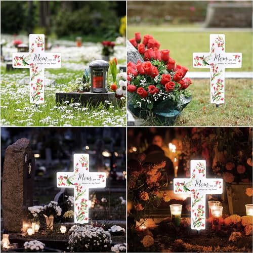 Solar Cross Light - Cemetery Memorial Stake