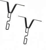 2 Pcs Rain Chain Clip for Gutter Adapter,Outside V Style Copper Hook Hanger Iron Connector,Rain Chain Water Diverter Accessories, Outdoor Hardware Accessory