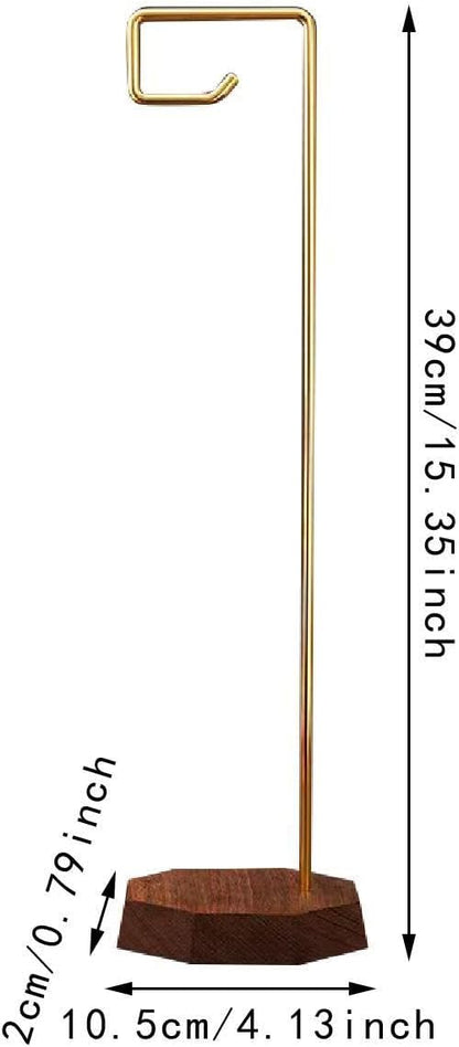 Wind Chime Stand, Support with Flat Base, Decorative Windchime Holder, Hanger for Hanging Pendant Flower Pots Ornament