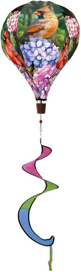 Briarwood Lane Perched Cardinals Hot Air Balloon Spinner