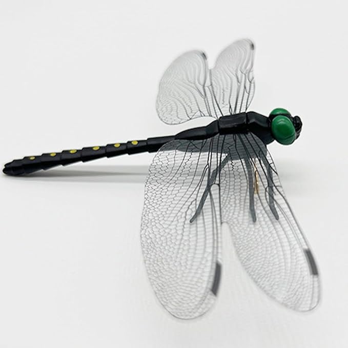 2026 New 40 Pcs Dragon Fly Clips for Bugs Repellent, 3D Artificial Dragonfly Hat Clip, Dragonfly Garden Decor (20PCS)