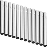 Happyyami Windchimes Outdoors 12pcs Wind Chime Tubes Parts Windchime String Metal Tubes Outdoor Hanging Wind Chime Aluminum Tube for Crafts DIY Wind Chimes Supplies Bulk Toys