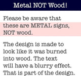 The Woodshed, 4.25 x 11.5 Inch Aluminum Sign, Rustic Decor for Barn, Shed, Out Building, Lean-to, Campfire Pit, Gifts for Lumberjack, Logger, Sawyer, Dad, Grandpa 0412-RK3409-SP