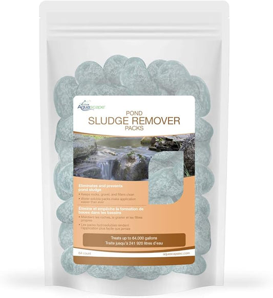 Aquascape Pond Sludge Remover Water Treatments Packs, 72 packs | 96082