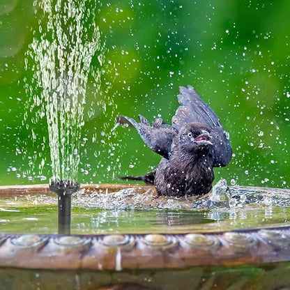 Solar Fountain with Panel Water Pump for Bird Bath Solar Panel Kit Outdoor Fountain for Outdoor Small Pond, Patio Garden and Fish Tank