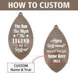 ASTARIN Personalized Happy Retirement Gift, Custom Name Retirement Wind Chimes for Women Men, 35" Large Deep Tone Wind Chime Retire Gifts for Co-Workers Boss Friends Parents(Produced in USA)