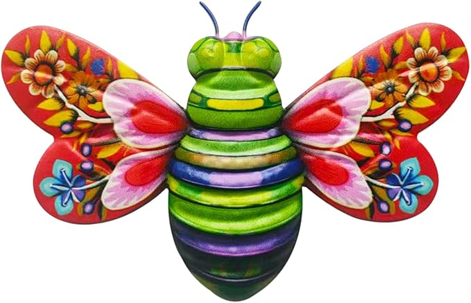 Pallets for Sale - Liquidation Unclaimed, Wall Decor with Iron Bees, Garden Hanging Decorations for Indoor/Outdoor