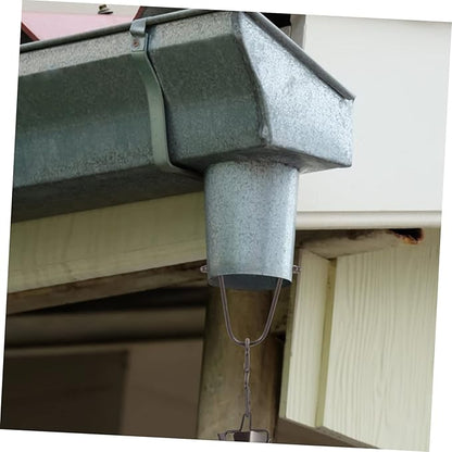 Rain Chain Hooks for Gutters 1 Set of Metal Rain Chain Gutter Clips Adapter for Easy Install