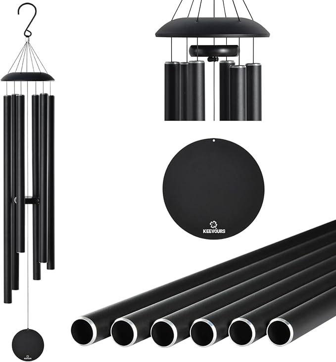 Extra Large Wind Chimes for Outside Deep Tone, Sympathy Memorial Gifts for Loss of Loved One, 62" Church Chime with Beautiful Soothing Sounds Outdoor Garden,Yard and Patio