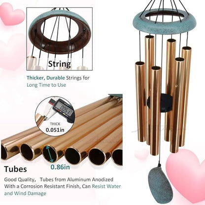 ASTARIN Wedding Gifts Wind Chime, Personalized Names & Date Wind Chimes Gifts for Couple 2026, Wedding Gift for Newlywed Husband Wife, Engagement Gift Valentine’s Day Anniversary(Produced in USA)