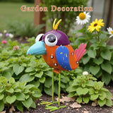 Metal Birds Garden Statue -Sparrow Decor Outdoor Sculptures -Garden Decor for Backyard,Patio,Porch,Home -Yard Art Gift for Birthday, Housewarming, Christmas
