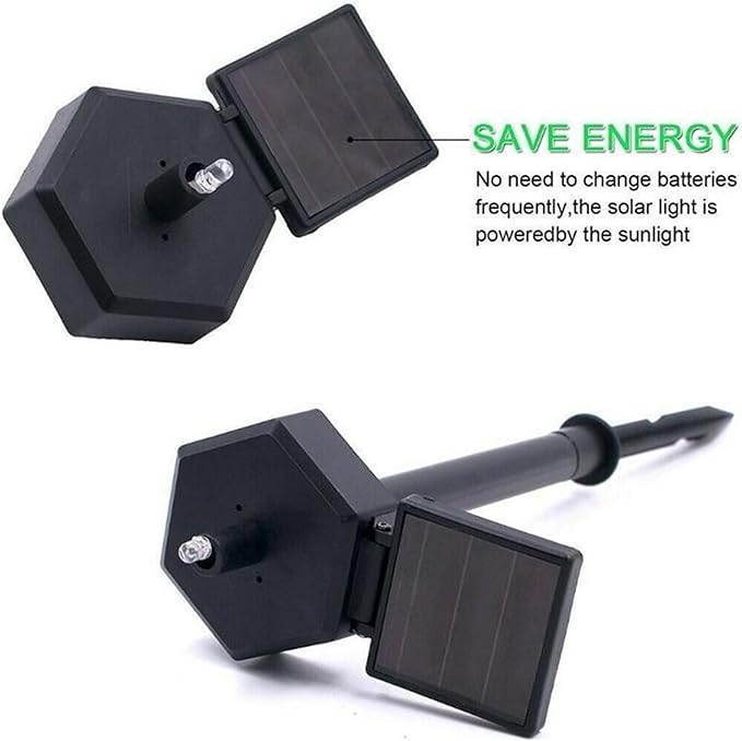2 Packs Outdoor LED Owl Ground Plug-in Lawn Lamps, Solar Garden Stake Light, Courtyard Ground Solar Energy Decoration Landscape Lights (2 Qwl Lamp Brown)