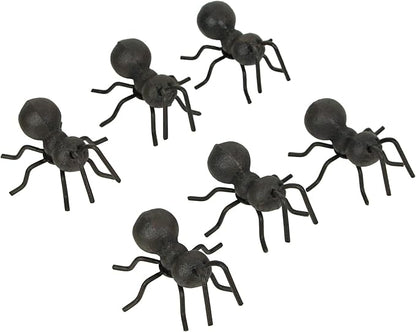 Upper Deck Set of 6 Cast Iron Ant Sculptures Home Garden Decor Metal Outdoor Statue Yard Art