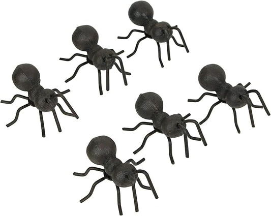 Upper Deck Set of 6 Cast Iron Ant Sculptures Home Garden Decor Metal Outdoor Statue Yard Art