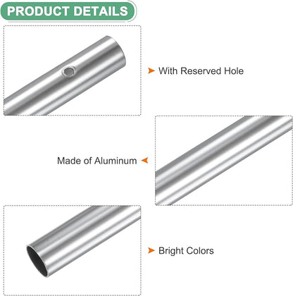 M METERXITY 16-Pack Wind Chime Tubes, 4 Sizes Aluminum Metal Wind Bell Empty Tubes for Outside/Adults Arts and Crafts/DIY [Silver]