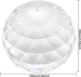 Clear Crystal Ball Prism Window Rainbow Maker Window Prisms Suncatcher for Feng Shui, (100mm/3.94inch)
