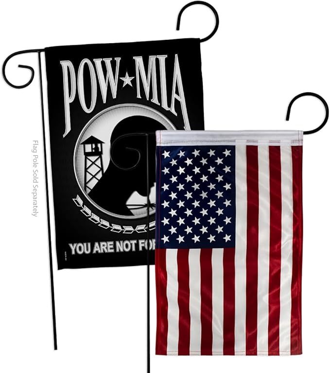 Memorial 911 American Flags For Outside House Wall Hanging Decor POW MIA Home Independence Day Cemetery Decoration For Grave Yard Sign 4th Of July Poster Canvas US Flag USA Poster Gifts