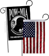 Memorial 911 American Flags For Outside House Wall Hanging Decor POW MIA Home Independence Day Cemetery Decoration For Grave Yard Sign 4th Of July Poster Canvas US Flag USA Poster Gifts