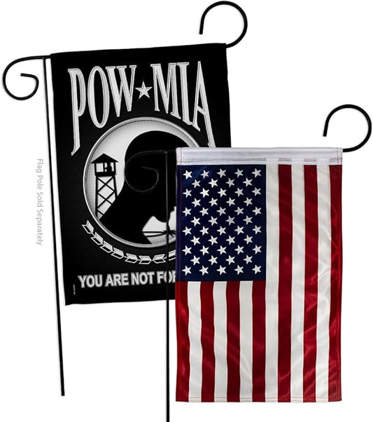 Memorial 911 American Flags For Outside House Wall Hanging Decor POW MIA Home Independence Day Cemetery Decoration For Grave Yard Sign 4th Of July Poster Canvas US Flag USA Poster Gifts