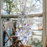 SUNCATCHER with Crystals, Octopus Suncatchers for Window AB Chandelier Beads Crystal prisms, Sun Catcher Gifts for Any Occasion as a Present