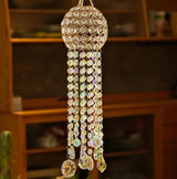 Crystal Wind Chime Light Catcher Suitable for Window Hanging Suitable for Home Indoor and Outdoor Garden Decoration Light Catcher (Medium)