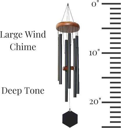 Wind Chimes for Outside Deep Tone, Sonajeros para Patios Y Terrazas, Weather Proof Wind Chimes Outdoor - Large 31" Windchimes