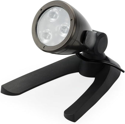 Aquascape 3-Watt Submersible Underwater Warm White LED Spotlight for Ponds, Water Features & Landscape Lighting, 84033