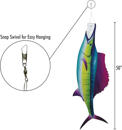 In the Breeze 5159 — Sailfish 50-inch Fish Windsock-Realistic Fishsock
