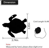 Replacement Wind Catcher, Wind Chime Sail Replacement with 16.4FT Nylon Cord, Metal Wind Chime Accessories Parts Replacement for Sympathy Wind Chimes and Wind Bells, Sea Turtle