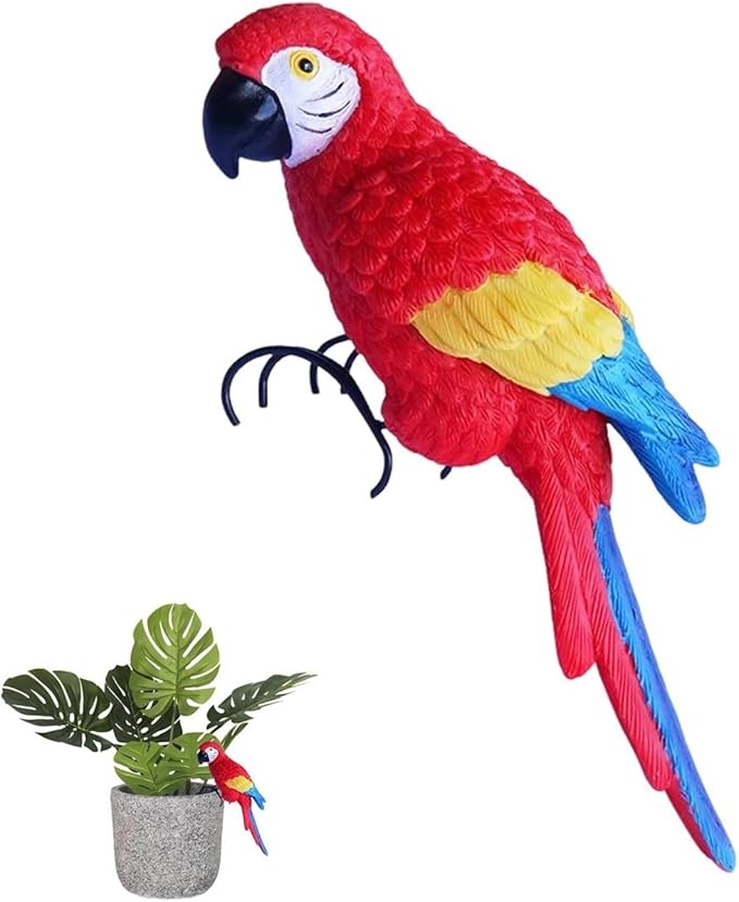 Garden Decor Resin Bird Statues Garden Decorative Sculptures Outdoor Decor Outdoor Decor(E)