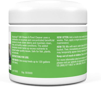 SAB Stream & Pond Clean by Aquascape 4.0 oz (treats 1,300 gallons) - 98898