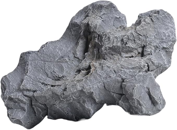 Baoblaze Fake Rock Natural Texture Multifunctional Weather Resistant Realistic Landscape Decoration for Lawn Yard Balcony Patio Porch, 29x10x22cm