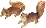 2 Pcs Animal Garden Statue, Resin Simulated Animal Figurines, Outdoor Yard Decorations for Home, Patio, Lawn, Terrace, Backyards Ornament