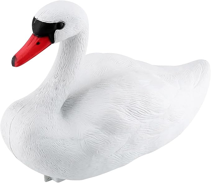GLOGLOW Lifesize Floating Goose Decor for Pond Lake and Garden Outdoor Water Feature Decoration
