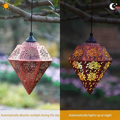 2 Pack Solar Wind Chimes for Outside, 43" Chrysanthemum Hanging Wind Chime Lantern with Wire, Deep Tone Memorial Wind Chime Decoration for Home, Patio, Garden, Yard, Multicolour Wind Chimes Gifts