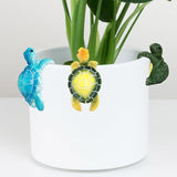 4 Pcs Resin Turtle Planter Decorations Hanging Tortoise Figurine Plant Pot Hanger Statue for Indoor Outdoor Garden Patio Balcony Bonsai Succulent Flower Pot Ornaments