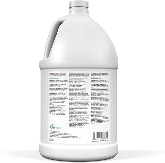 Aquascape 98895 Cold Water Treatment Beneficial Bacteria Liquid 4 LTR/1.1 Gallon for Pond Water Feature Waterfall