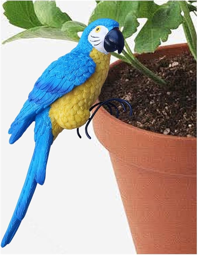 Garden Decor Resin Bird Statues Garden Decorative Sculptures Outdoor Decor Outdoor Decor(D)
