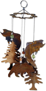 Sunset Vista Catch Of The Day Cabin Wind Chime, 12-Inch Long