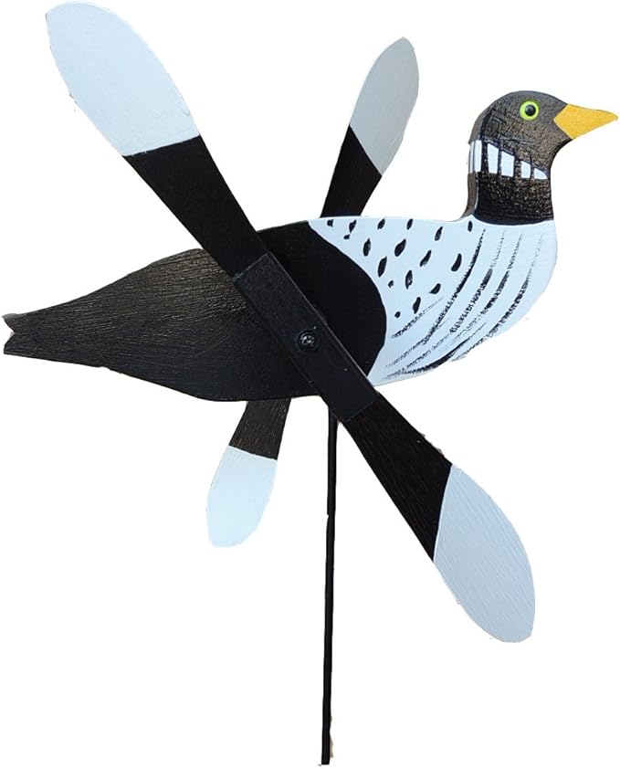Loon Whirligig/Whirly Bird Garden Spinner Lawn Decoration Amish-made