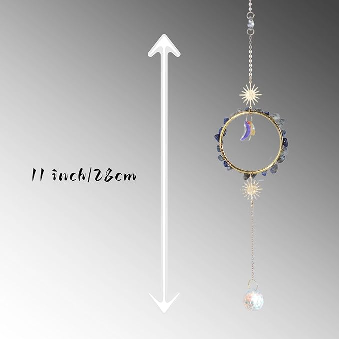 Crystal Rear View Mirror Car Charms | Crystal Sun Catcher | Car Hanging Accessories for Women Men | Dream Catcher Decor | Unique Gift Idea(Lasurite)