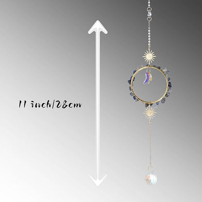 Crystal Rear View Mirror Car Charms | Crystal Sun Catcher | Car Hanging Accessories for Women Men | Dream Catcher Decor | Unique Gift Idea(Lasurite)