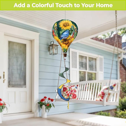Briarwood Lane Birds in the Garden Hot Air Balloon Spinner