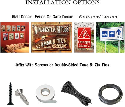 Great Tin Sign Aluminum Emergency Vehicles Only Sign Premium Grade Outdoor & Indoor Sign Wall Decoration 12x8 Inch (2 Pack)
