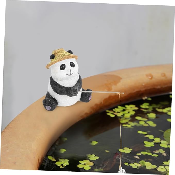 Milisten 1pc Decor Animal Statues for Garden Landscape Sculpture Outdoor Animal Decor for Balcony