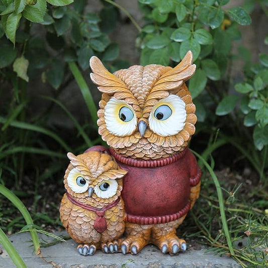 Garden Ornaments Decor Statue Outdoor,Abstract Unique Statue Sculpture Creative Statues and Sculptures Outdoor Decor for Garden,Garden Small Ornaments Outdoor Creative Resin Crafts Cute